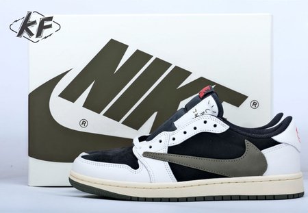 Travis Scott x Air Jordan 1 Low OG Olive DZ4137-106 Size 36-48.5
