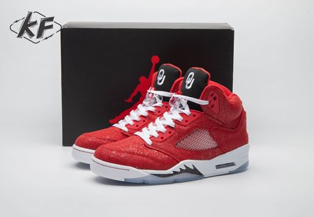 Air Jordan 5 Retro NCAA Oklahoma Sooners PE HQ7978-600 Size 40-47.5