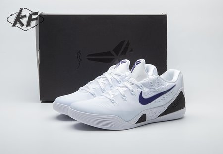 Nike Kobe 9 Elite Low EM Protro White Court Purple IH1401-100 Size 36-48.5